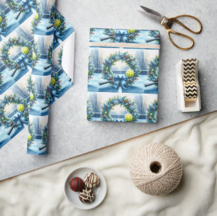 Pickleball Christmas themed Wrapping Paper