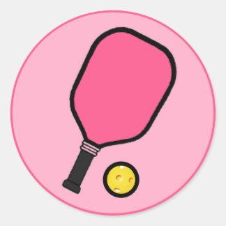 Pickleball Classic Round Sticker