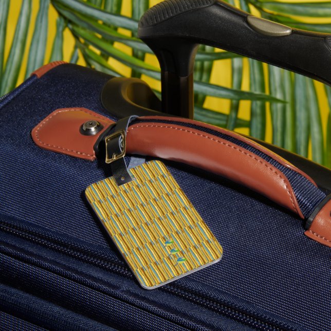 Pickleball clothing luggage tag (Front Insitu 1)
