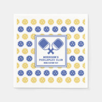 Pickleball Club Backyard Pickle Court Custom Text 