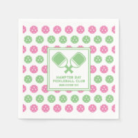 Pickleball Club Backyard Pickle Court Custom Text