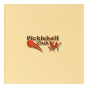 Pickleball Club Logo - Custom Gear & Gifts Acrylic Print