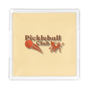 Pickleball Club Logo - Custom Gear & Gifts Acrylic Tray