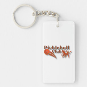 Pickleball Club Logo - Custom Gear & Gifts Keychain