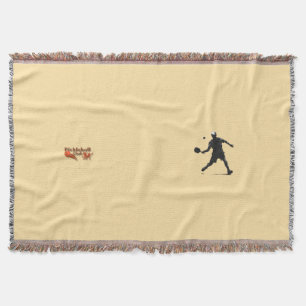 Pickleball Club Logo - Custom Gear & Gifts Throw Blanket