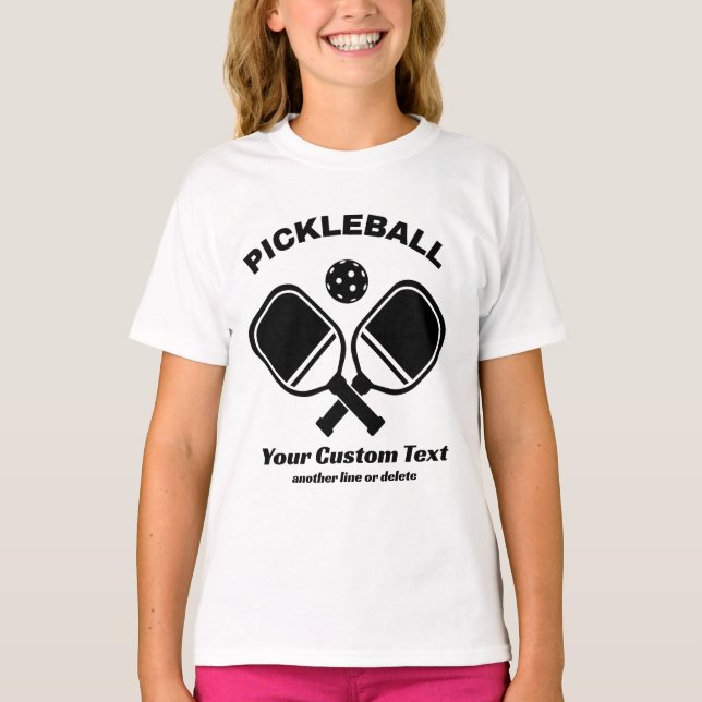Pickleball Club Personalized T-Shirt (Front)
