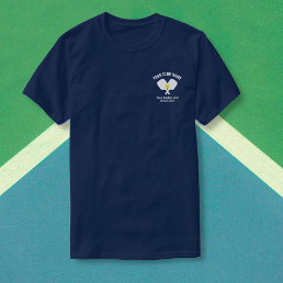 Pickleball Club Pickleball Paddle &amp; Ball Custom  T-Shirt