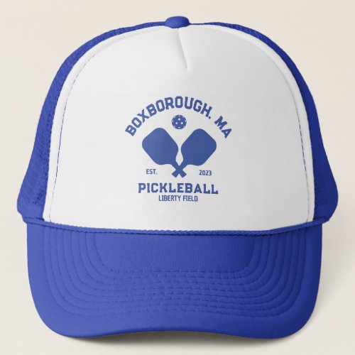 Pickleball Club Pickleball Paddle  Ball Custom Trucker Hat