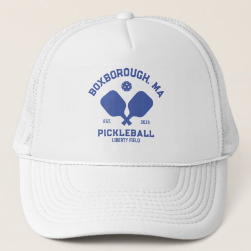 Pickleball Club Pickleball Paddle  Ball Custom Trucker Hat