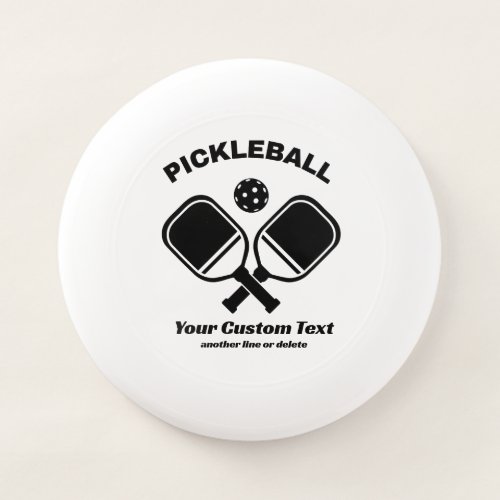 Pickleball Club Pickleball Paddle  Ball Custom Wham_O Frisbee