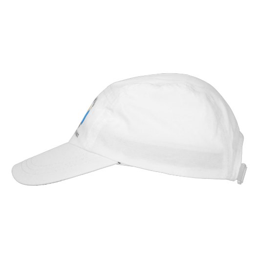 Pickleball Club Team Crossed Paddles Custom Text Hat (Left)