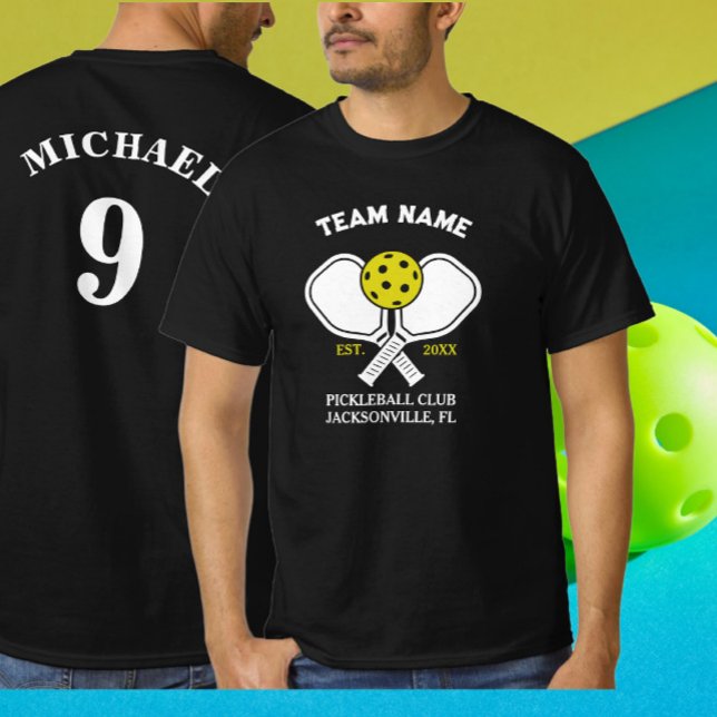 Pickleball Club Team & Custom Pickleball Player T-Shirt (Creator Uploaded)