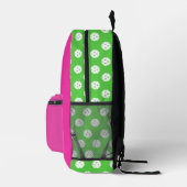 Pickleball Club Team Name Any Colors Personalized Printed Backpack (Right)