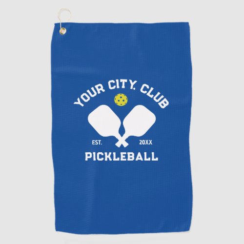Pickleball Club Team Player Custom Pickle Sweat Golf Towel