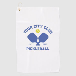 Pickleball Club Team Player Custom Pickle Sweat Golf Towel