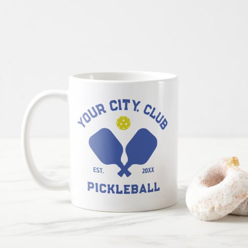 Pickleball Club Team Player Custom Pickler Gift Coffee Mug