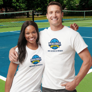 Pickleball Club Team Player Tournament Custom T-Sh T-Shirt