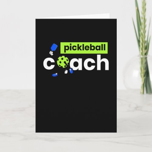 Pickleball Coach Player Card