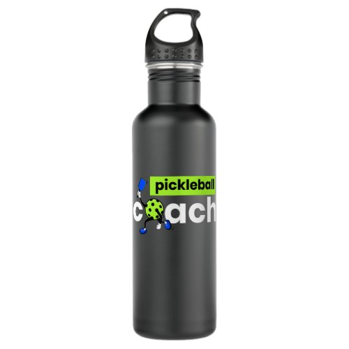 Pickleball Coach Player Stainless Steel Water Bottle