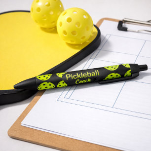 Pickleball Coach Yellow Pen