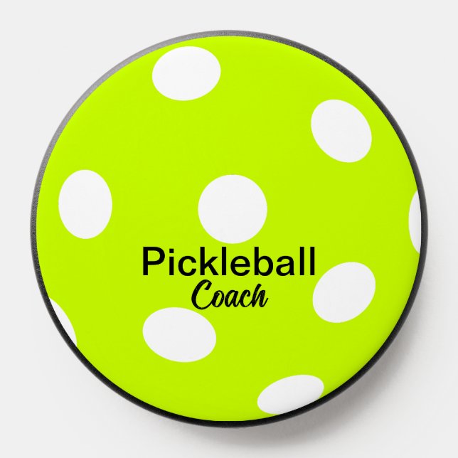 Pickleball Coach Yellow   PopSocket (Popsocket)