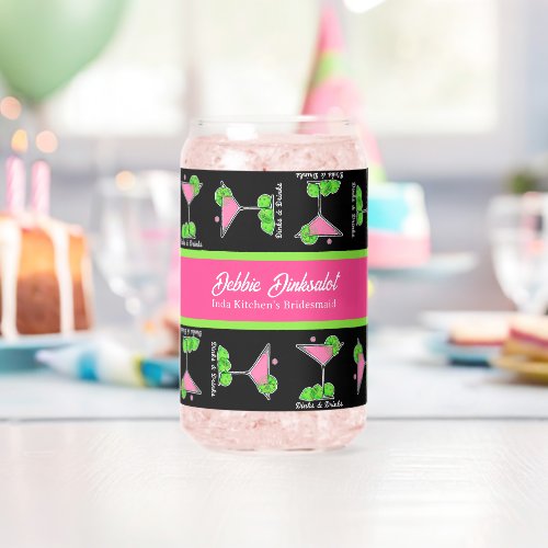 Pickleball Cocktail Dinks & Drinks Personalized