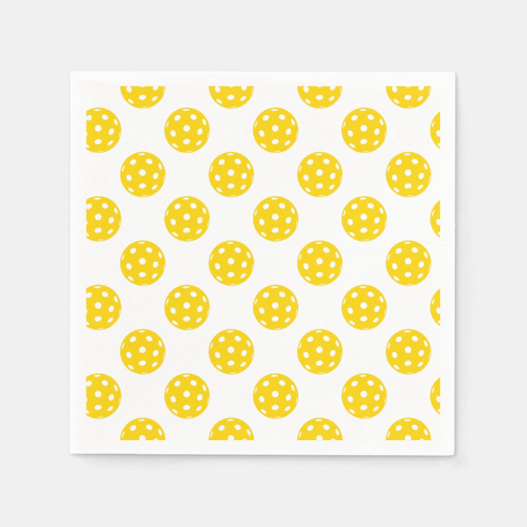 Pickleball Cocktail Napkins Zazzle