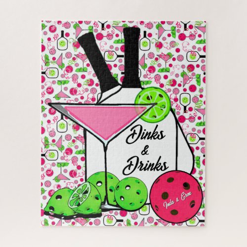 Pickleball Cocktails Dinks & Drinks Personalized