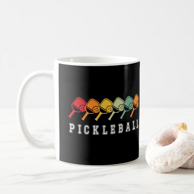 Pickleball Coffee Mug (With Donut)