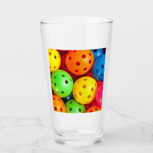 Pickleball Colorful Glass