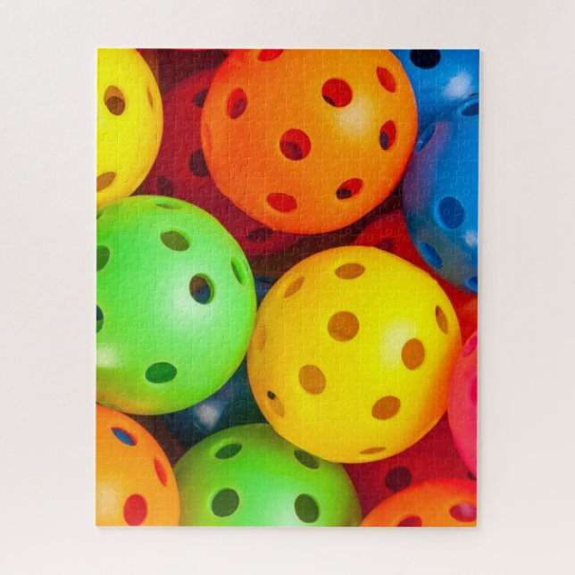 Pickleball Colorful Jigsaw Puzzle (Vertical)