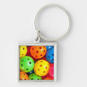 Pickleball Colorful Keychain