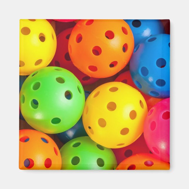 Pickleball Colorful Magnet (Front)