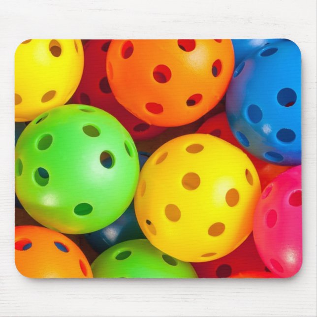 Pickleball Colorful Mouse Pad (Front)