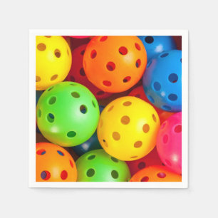 Pickleball Colorful Napkins