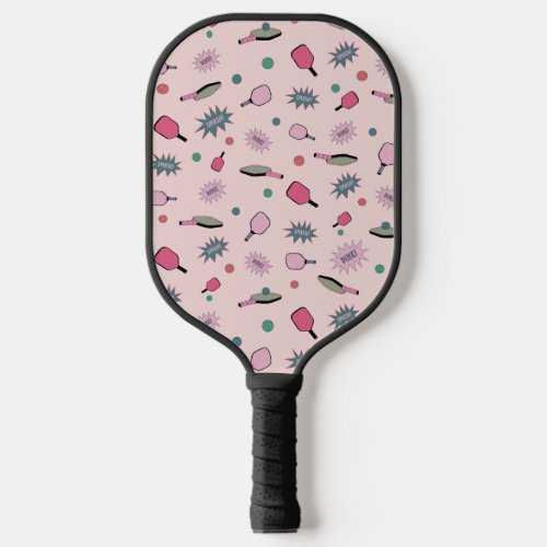 Pickleball Colorful Pattern Pickleball Paddle