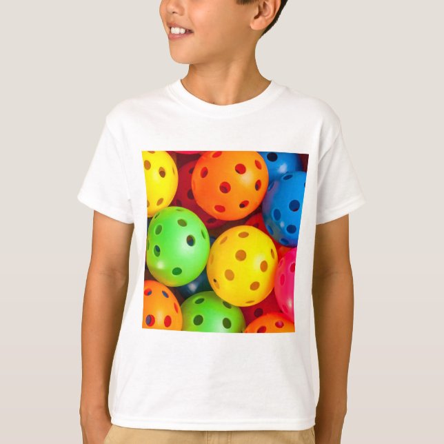 Pickleball Colorful T-Shirt (Front)