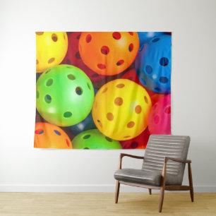 Pickleball Colorful Tapestry