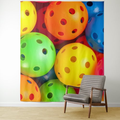 Pickleball Colorful Tapestry