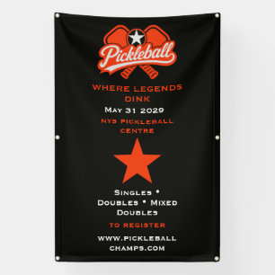 Pickleball Competition Tournement Banner