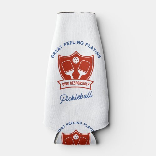 Pickleball cool design to wear bottle cooler
