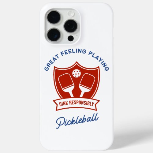 Pickleball cool design to wear iPhone 15 pro max case