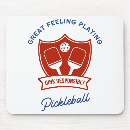 Pickleball cool design to wear mouse pad
