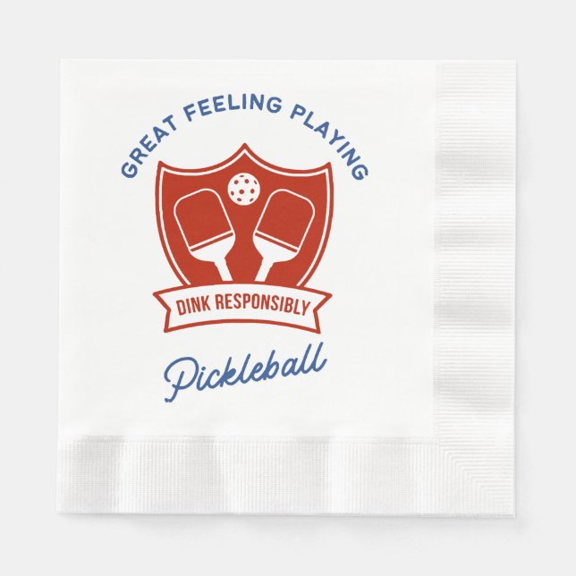 Pickleball cool design to wear napkins (Front)