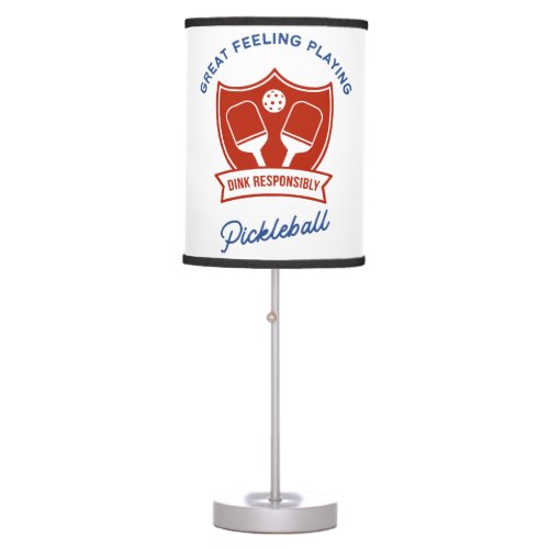 Pickleball cool design to wear table lamp