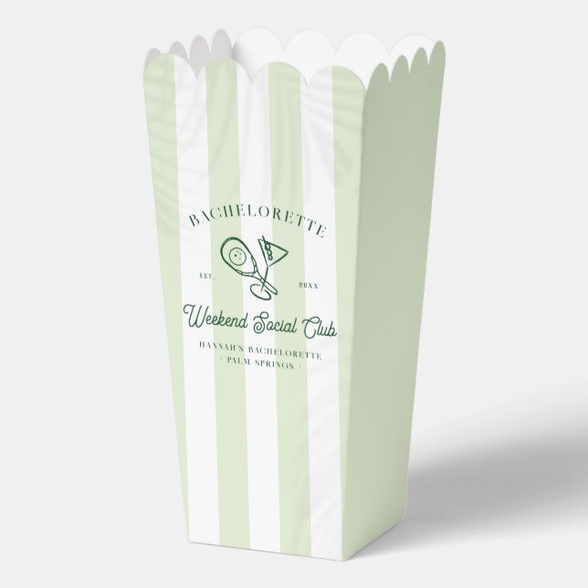 Pickleball Country Club | Bachelorette Favor Boxes (Front)