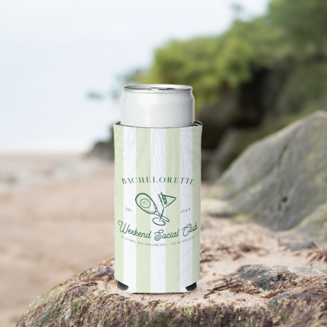 Pickleball Country Club | Bachelorette  Seltzer Can Cooler (Creator Uploaded)