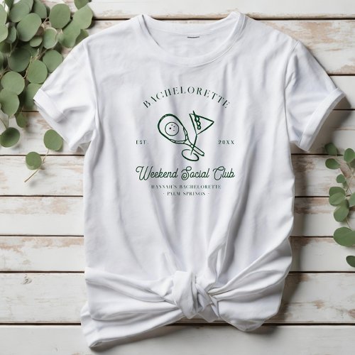 Pickleball Country Club  Bachelorette  T_Shirt