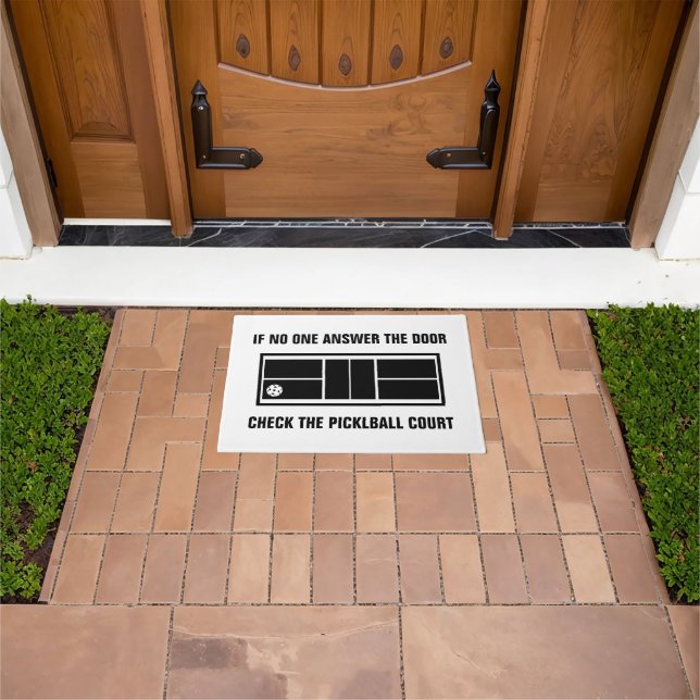 Pickleball Court Doormat (Outdoor)