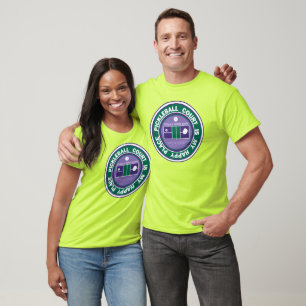 Pickleball court is my happy place, lime T-Shirt